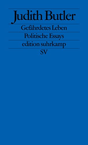 9783518123935: Gefhrdetes Leben: Politische Essays: 2393