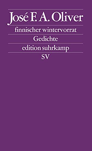 Beispielbild fr finnischer wintervorrat: Gedichte (edition suhrkamp) zum Verkauf von medimops