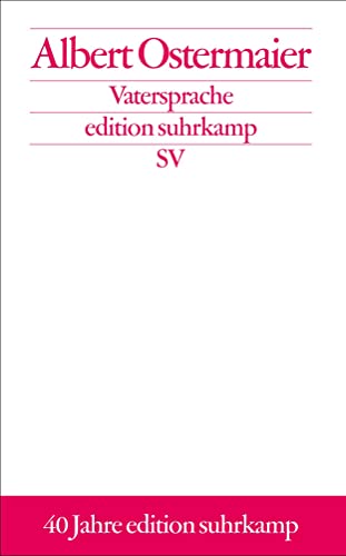 Imagen de archivo de VATERSPRACHE (edition suhrkamp) a la venta por medimops