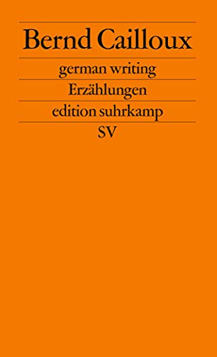 Imagen de archivo de german writing: Erzhlungen (edition suhrkamp) a la venta por medimops