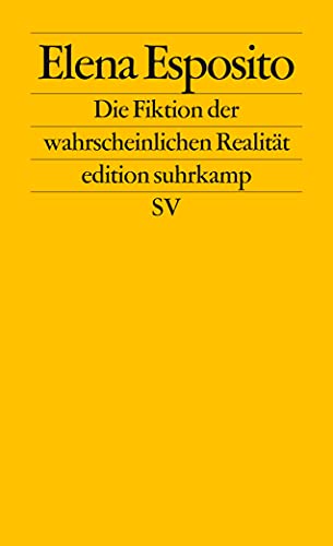 Beispielbild fr Die Fiktion der wahrscheinlichen Realitt -Language: german zum Verkauf von GreatBookPrices