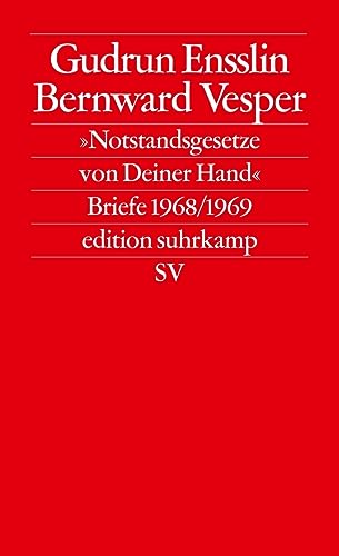 9783518125861: Notstandsgesetze von Deiner Hand: Briefe 1968/69