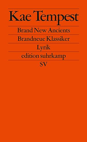 Beispielbild fr Brand New Ancients / Brandneue Klassiker: Lyrik (edition suhrkamp) zum Verkauf von medimops