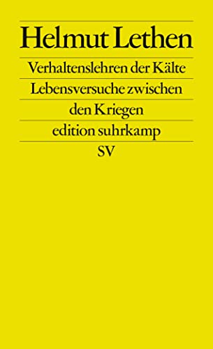 Beispielbild fr Verhaltenslehren der Klte zum Verkauf von Blackwell's