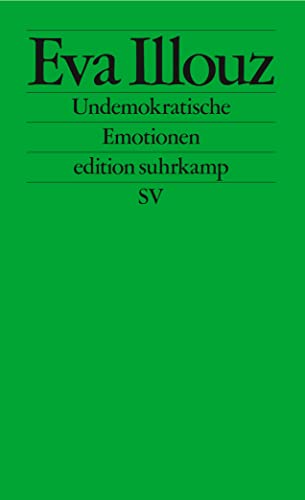 9783518127803: Undemokratische Emotionen: Das Beispiel Israel: 2780