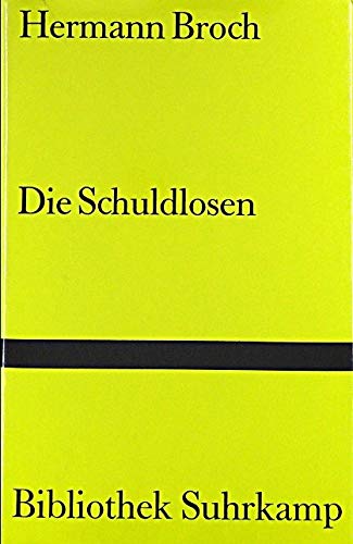 Die Schuldlosen [Neubuch] Roman in elf Erzählungen - Broch, Hermann