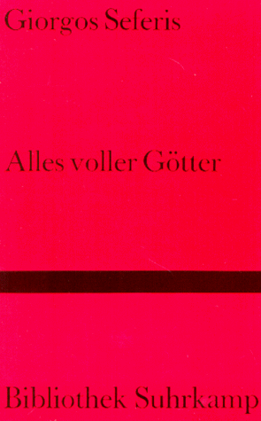 9783518220658: Alles Voller Gotter: Essays