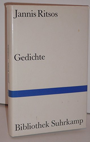 Imagen de archivo de Gedichte (Bibliothek Suhrkamp) a la venta por medimops
