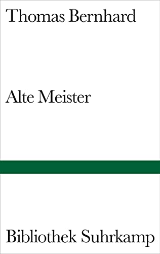 9783518221204: Alte Meister. Komdie.