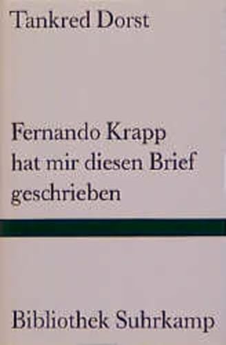 Beispielbild für Fernando Krapp hat mir diesen Brief geschrieben zum Verkauf von medimops