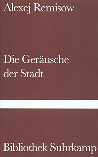 9783518222041: Die Gerusche der Stadt