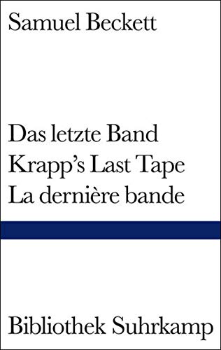 Das letzte Band, Krapp's last tape, La dernière band, Aus dem Englischen von Erika & Elmar Tophoven, - Beckett, Samuel