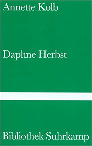 Daphne Herbst Roman - Kolb, Annette
