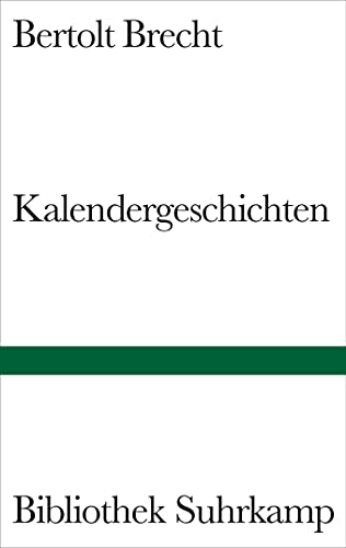 9783518223437: Kalendergeschichten