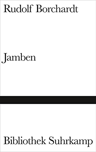 9783518223864: Borchardt, R: Jamben