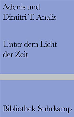 Beispielbild fr Analis, A: Unter dem Licht der Zeit zum Verkauf von Blackwell's