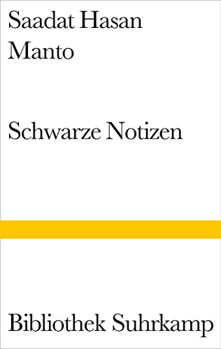 Stock image for Schwarze Notizen: Geschichten der Teilung (Bibliothek Suhrkamp) for sale by medimops