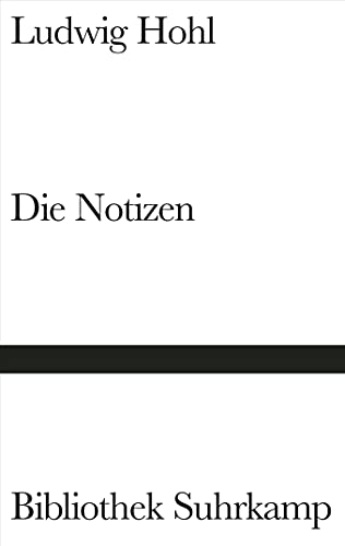 Beispielbild fr Hohl, L: Notizen oder Von der unvoreiligen Vershnung zum Verkauf von Blackwell's