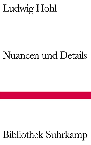 Beispielbild fr Nuancen und Details (Bibliothek Suhrkamp) zum Verkauf von medimops