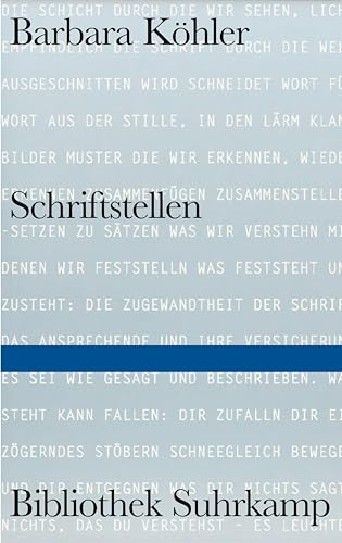 Beispielbild fr SCHRIFTSTELLEN zum Verkauf von Blackwell's