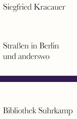 Beispielbild fr Straen in Berlin und anderswo -Language: german zum Verkauf von GreatBookPrices