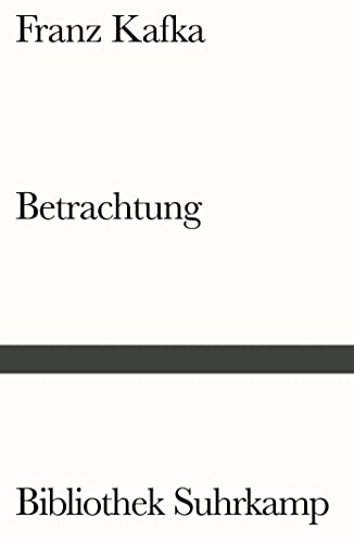 Beispielbild fr Betrachtung zum Verkauf von Blackwell's