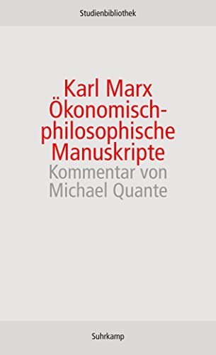 Stock image for konomisch-Philosophische Manuskripte for sale by Revaluation Books