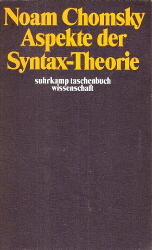 Beispielbild für Suhrkamp Taschenbuch Wissenschaft 42: Aspekte der Syntax-Theorie zum Verkauf von medimops