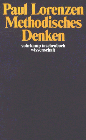 Beispielbild fr Methodisches Denken, zum Verkauf von modernes antiquariat f. wiss. literatur