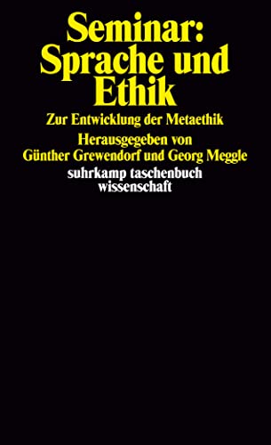 Imagen de archivo de Seminar: Sprache und Ethik: Zur Entwicklung der Metaethik a la venta por Revaluation Books