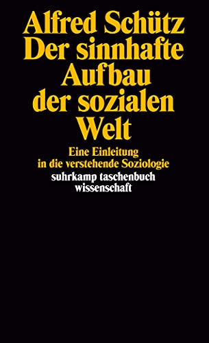 Stock image for Der sinnhafte Aufbau der sozialen Welt -Language: german for sale by GreatBookPricesUK