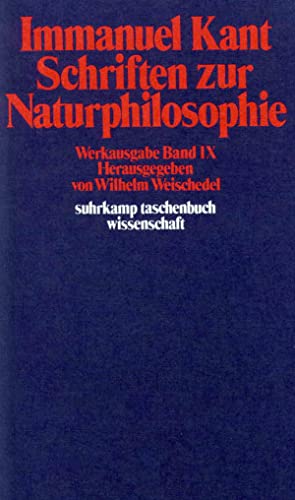 Beispielbild fr Kant, I: Schriften zur Naturphilosophie zum Verkauf von Blackwell's