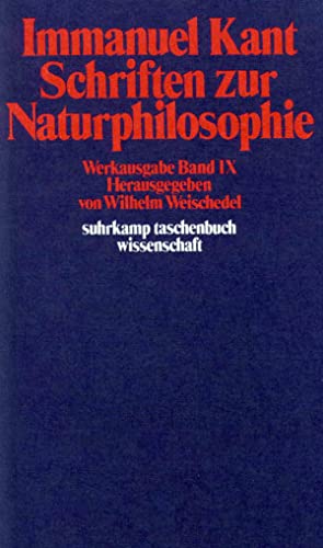 Stock image for Kant, I: Schriften zur Naturphilosophie for sale by Blackwell's