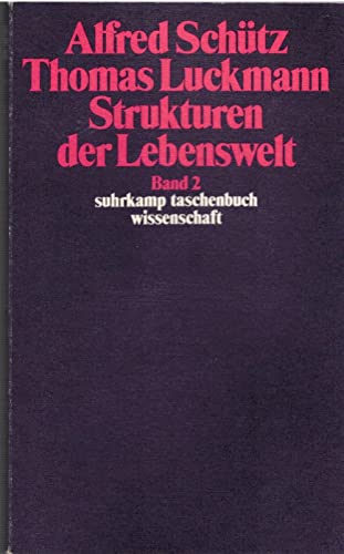 Imagen de archivo de Strukturen der Lebenswelt Band 2 a la venta por Meta Librera