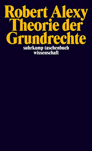 9783518281826: Theorie der Grundrechte.