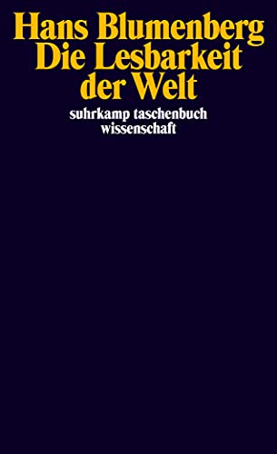 Die Lesbarkeit der Welt. (9783518281925) by Blumenberg, Hans