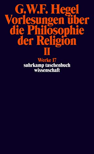 Imagen de archivo de Vorlesungen ber die Philosophie der Religion II -Language: german a la venta por GreatBookPrices