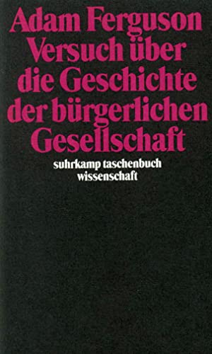Stock image for Versuch ber die Geschichte der brgerlichen Gesellschaft (suhrkamp taschenbuch wissenschaft) for sale by medimops