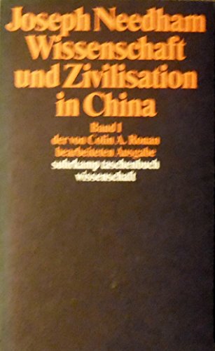 Beispielbild fr Wissenschaft und Zivilisation in China I. zum Verkauf von medimops