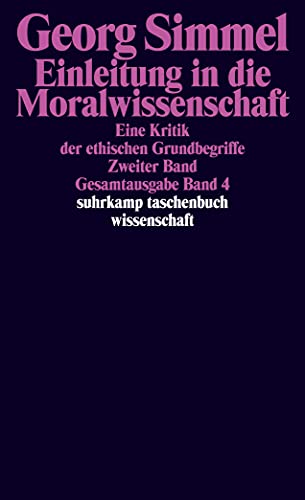 Einleitung in die Moralwissenschaft. Bd.2 - Georg Simmel