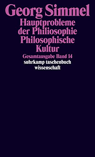 Beispielbild fr Gesamtausgabe 14. Hauptprobleme der Philosophie 1910 1927 . Philosophische Kultur: Bd 14 zum Verkauf von medimops