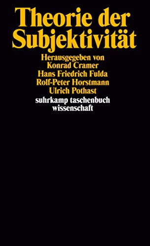 Stock image for Theorie der Subjektivitt. for sale by Antiquariat Matthias Wagner