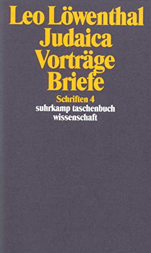 Schriften Judaica, Vorträge, Briefe