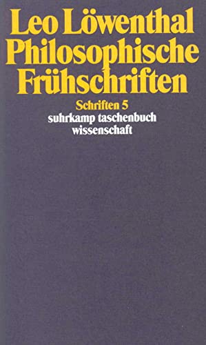Stock image for Philosophische Frhschriften. for sale by Antiquariat & Verlag Jenior