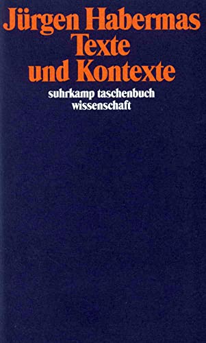 Stock image for Texte und Kontexte (suhrkamp taschenbuch wissenschaft) for sale by medimops