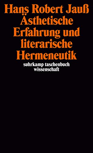 Beispielbild fr sthetische Erfahrung und literarische Hermeneutik. zum Verkauf von Antiquariat Matthias Wagner