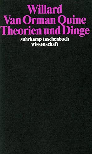 Beispielbild fr Theorien und Dinge (suhrkamp taschenbuch wissenschaft) zum Verkauf von medimops