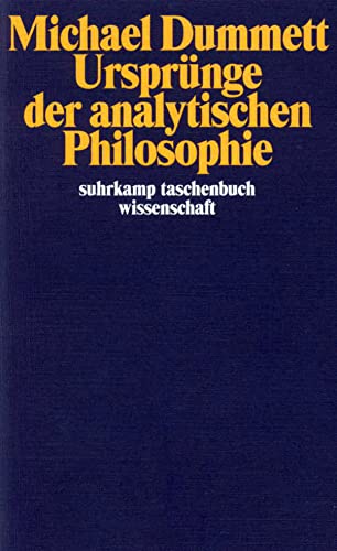 9783518286036: Ursprnge der analytischen Philosophie: 1003