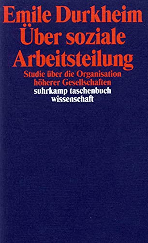 Beispielbild fr ber soziale Arbeitsteilung zum Verkauf von Blackwell's