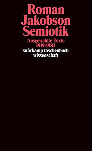 Semiotik : ausgewählte Texte 1919 - 1982. - Jakobson, Roman